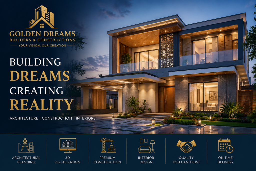 Golden Dreams Builders and Constructions Contact Us